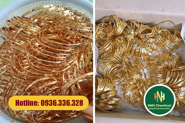 Trang sức vàng bóng sáng nhờ keo phủ nano bảo vệ
