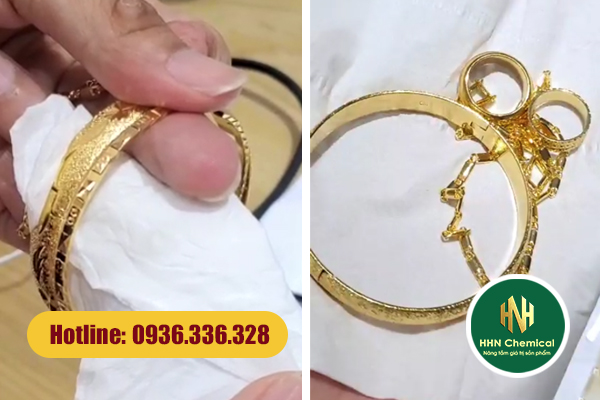 Vòng vàng phủ keo nano – bóng mịn, bền màu, chống xỉn