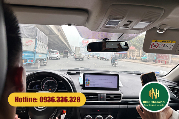 Hành trình lăn bánh đưa keo phủ nano trang sức ở Hà Nam.