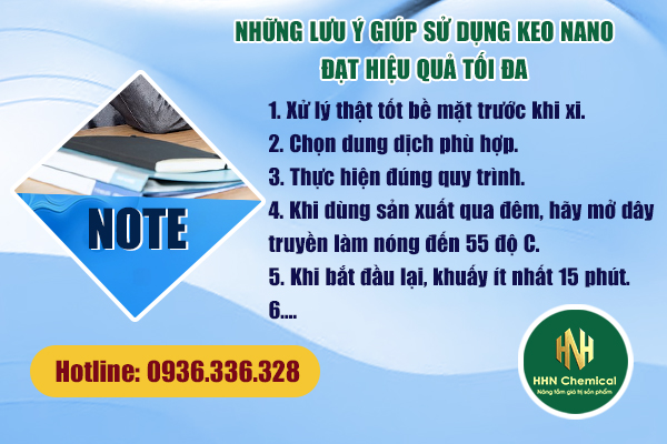 Những lưu ý giúp sử dụng keo nano phủ bóng trang sức đạt hiệu quả tối đa.