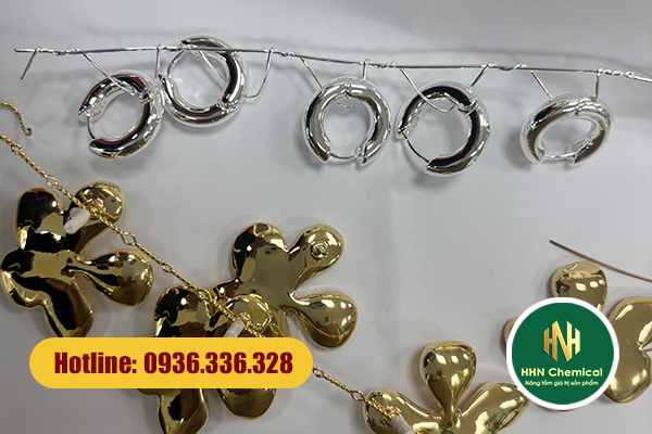 Trang sức chưa phủ keo nano – ảnh chụp trước xử lý