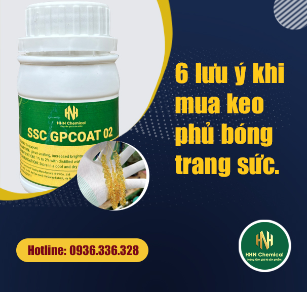 6 lưu ý khi mua keo phủ bóng trang sức